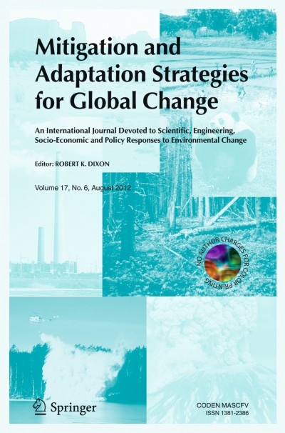 Mitigation and Adaptation Strategies for Global Change 6/2012