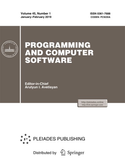 Link to Journal Programming and Computer Software
