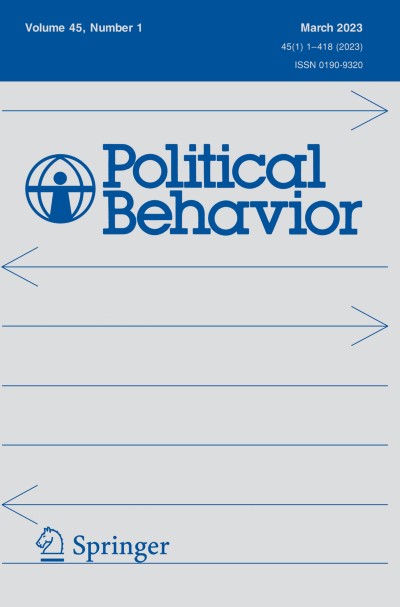Political Behavior 1/2023