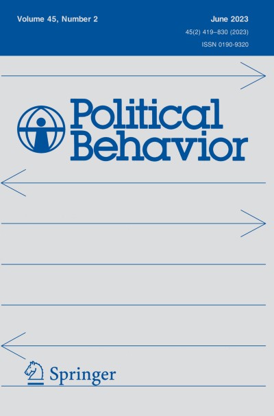 Political Behavior 2/2023