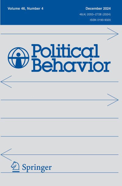 Political Behavior 4/2024
