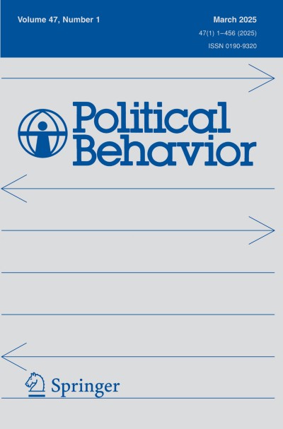 Political Behavior 1/2025