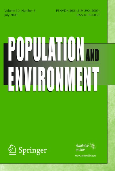 Population and Environment 6/2009