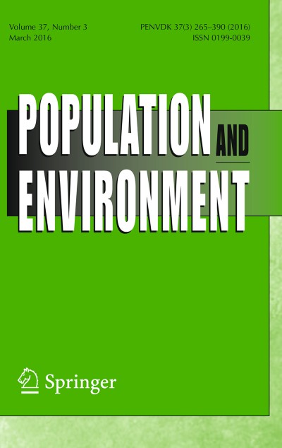 Population and Environment 3/2016