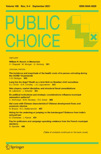 Public Choice 3-4/2021