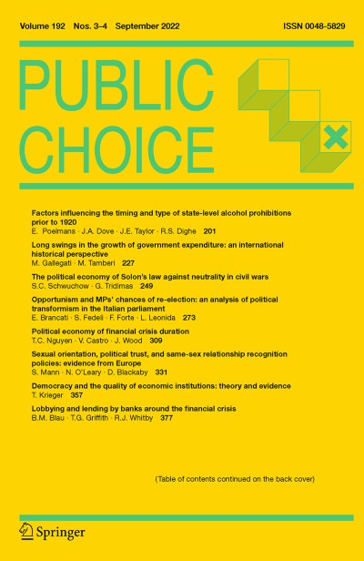 Public Choice 3-4/2022