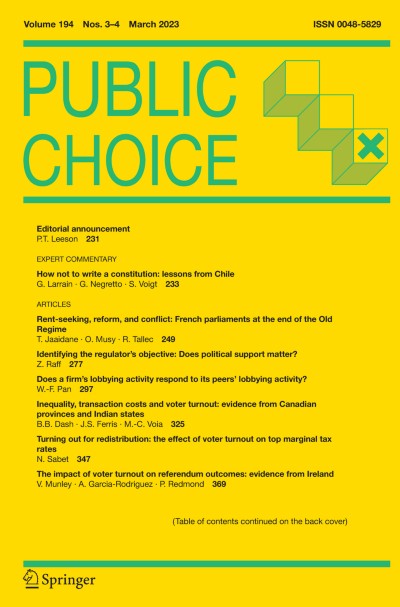 Public Choice 3-4/2023
