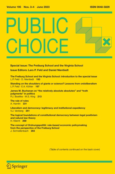Public Choice 3-4/2023