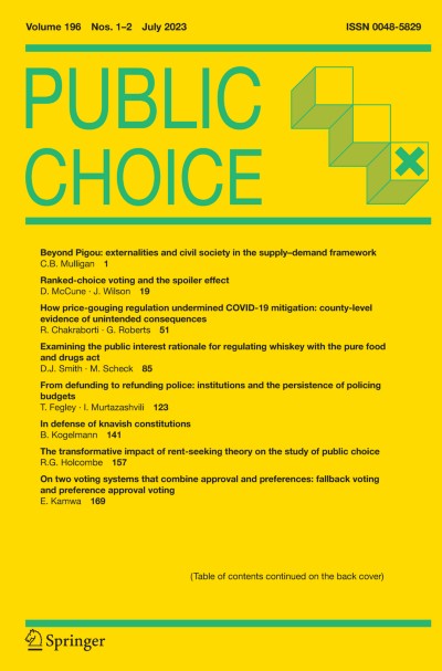 Public Choice 1-2/2023
