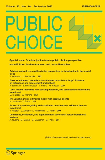 Public Choice 3-4/2023