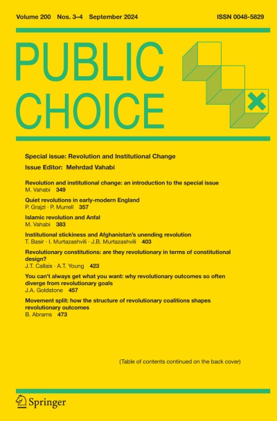 Public Choice 3-4/2024