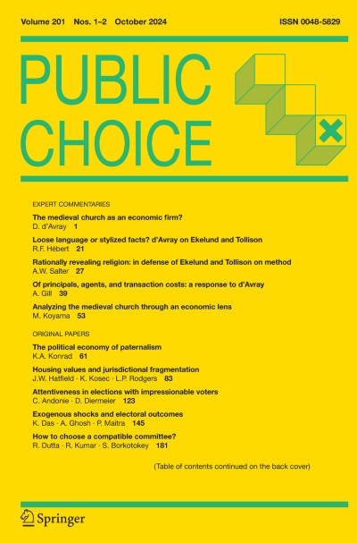 Public Choice 1-2/2024