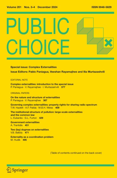 Public Choice 3-4/2024
