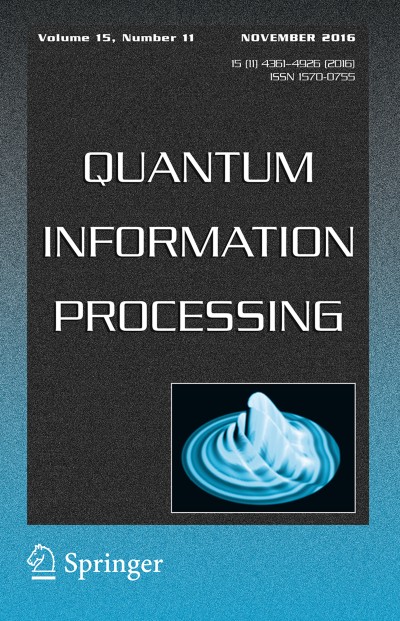 Link zu Zeitschrift Quantum Information Processing
