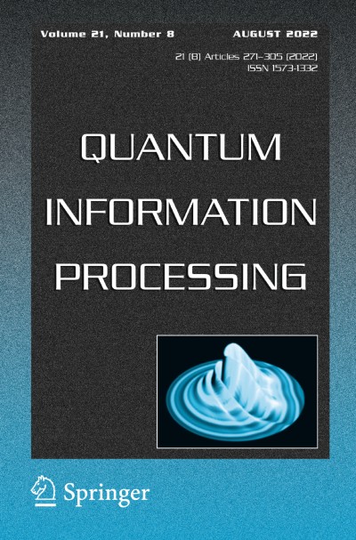 Quantum Information Processing 8/2022