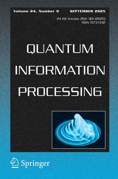 Quantum Information Processing 9/2025