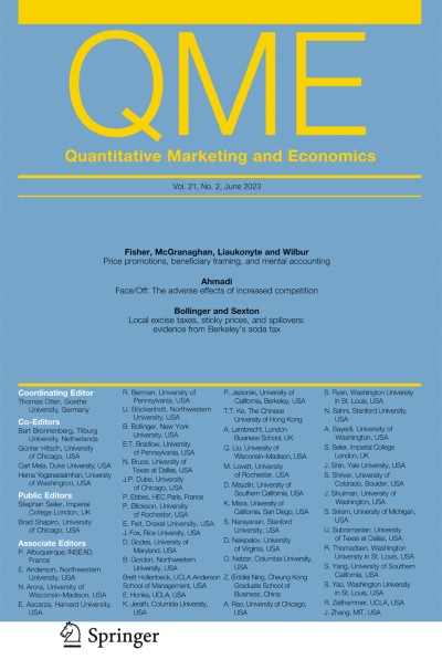 Quantitative Marketing and Economics 2/2023
