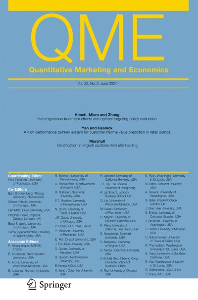 Quantitative Marketing and Economics 2/2024