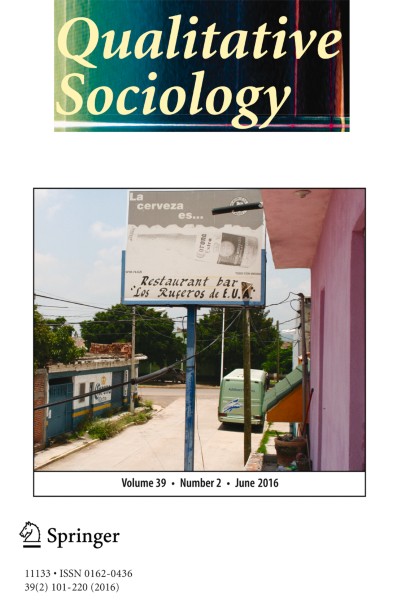 Link to Journal Qualitative Sociology