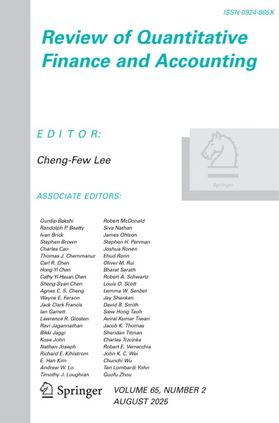 Review of Quantitative Finance and Accounting 2/2025
