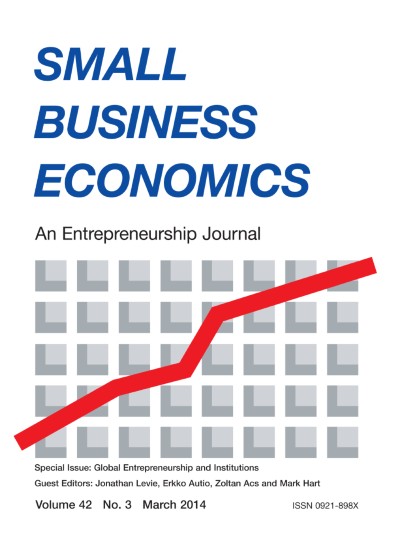 Link to Journal Small Business Economics