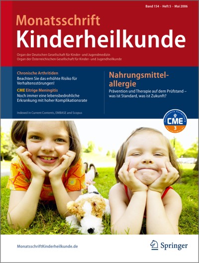 Monatsschrift Kinderheilkunde 5/2006
