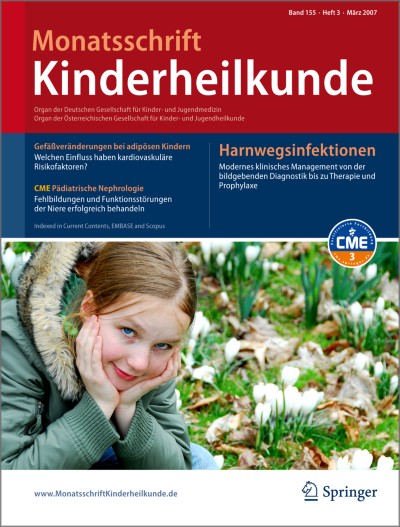 Monatsschrift Kinderheilkunde 3/2007