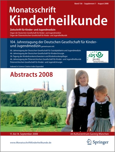 Monatsschrift Kinderheilkunde 1/2008