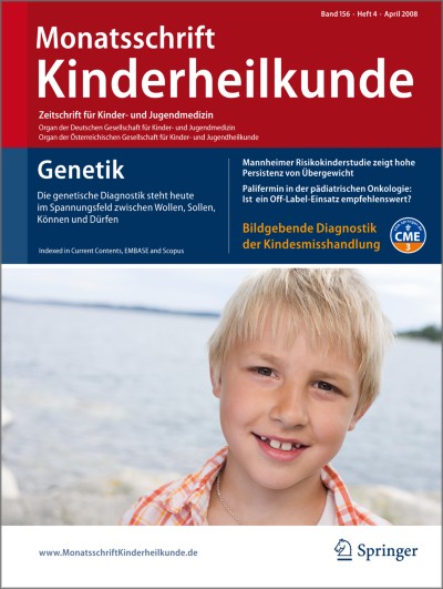 Monatsschrift Kinderheilkunde 4/2008