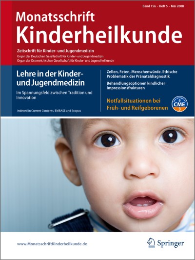 Monatsschrift Kinderheilkunde 5/2008