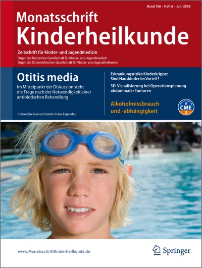 Monatsschrift Kinderheilkunde 6/2008