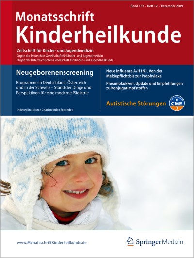 Monatsschrift Kinderheilkunde 12/2009