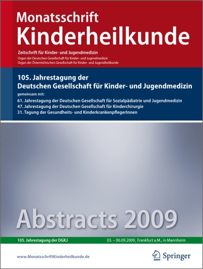 Monatsschrift Kinderheilkunde 1/2009
