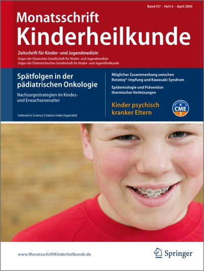 Monatsschrift Kinderheilkunde 4/2009