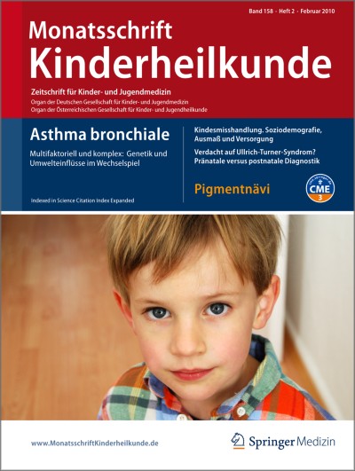 Monatsschrift Kinderheilkunde 2/2010