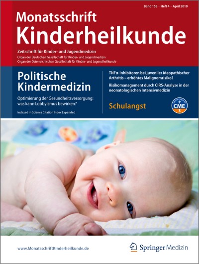 Monatsschrift Kinderheilkunde 4/2010