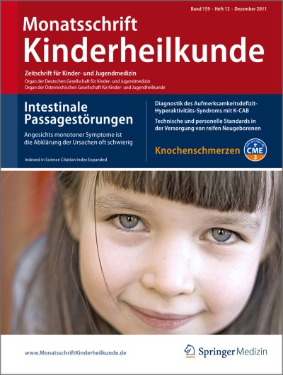 Monatsschrift Kinderheilkunde 12/2011