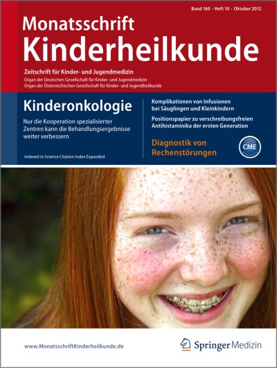 Monatsschrift Kinderheilkunde 10/2012