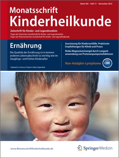 Monatsschrift Kinderheilkunde 11/2012