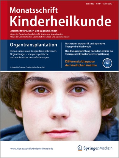 Monatsschrift Kinderheilkunde 4/2012