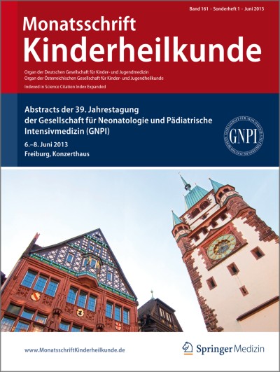 Monatsschrift Kinderheilkunde 1/2013