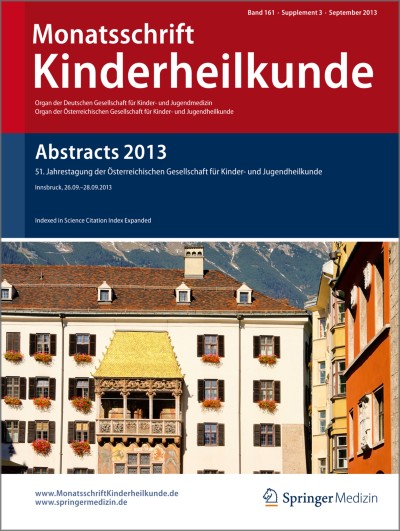 Monatsschrift Kinderheilkunde 3/2013