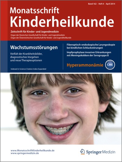 Monatsschrift Kinderheilkunde 4/2014