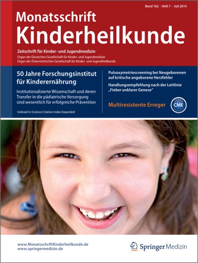 Monatsschrift Kinderheilkunde 7/2014