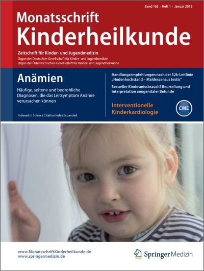 Monatsschrift Kinderheilkunde 1/2015