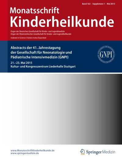 Monatsschrift Kinderheilkunde 1/2015