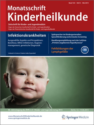 Monatsschrift Kinderheilkunde 5/2015
