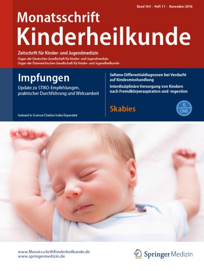 Monatsschrift Kinderheilkunde 11/2016