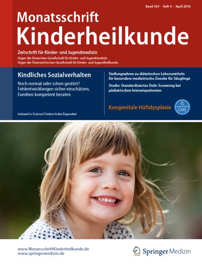 Monatsschrift Kinderheilkunde 4/2016