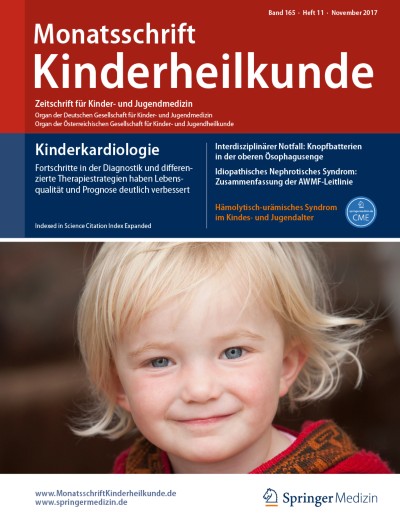 Monatsschrift Kinderheilkunde 11/2017
